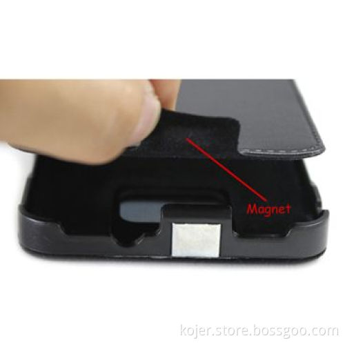 Mobile PU Leather Cases for SAM i9100, with Magnetic Flap on the Top, OEM Orders Welcomed